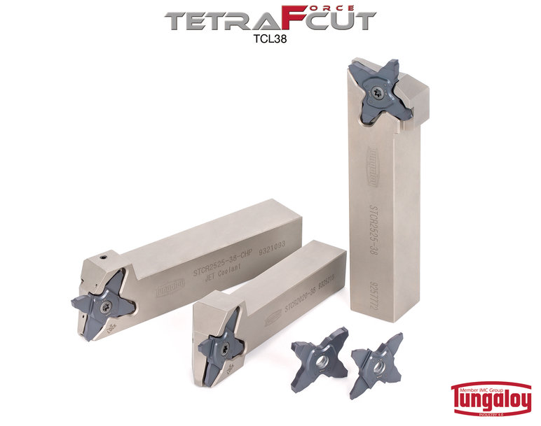 A nova pastilha TCL38 da série TetraForce-Cut para profundidades de corte de até 10 mm